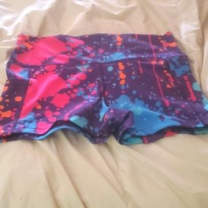 CVG 2.5" paint splatter shorts